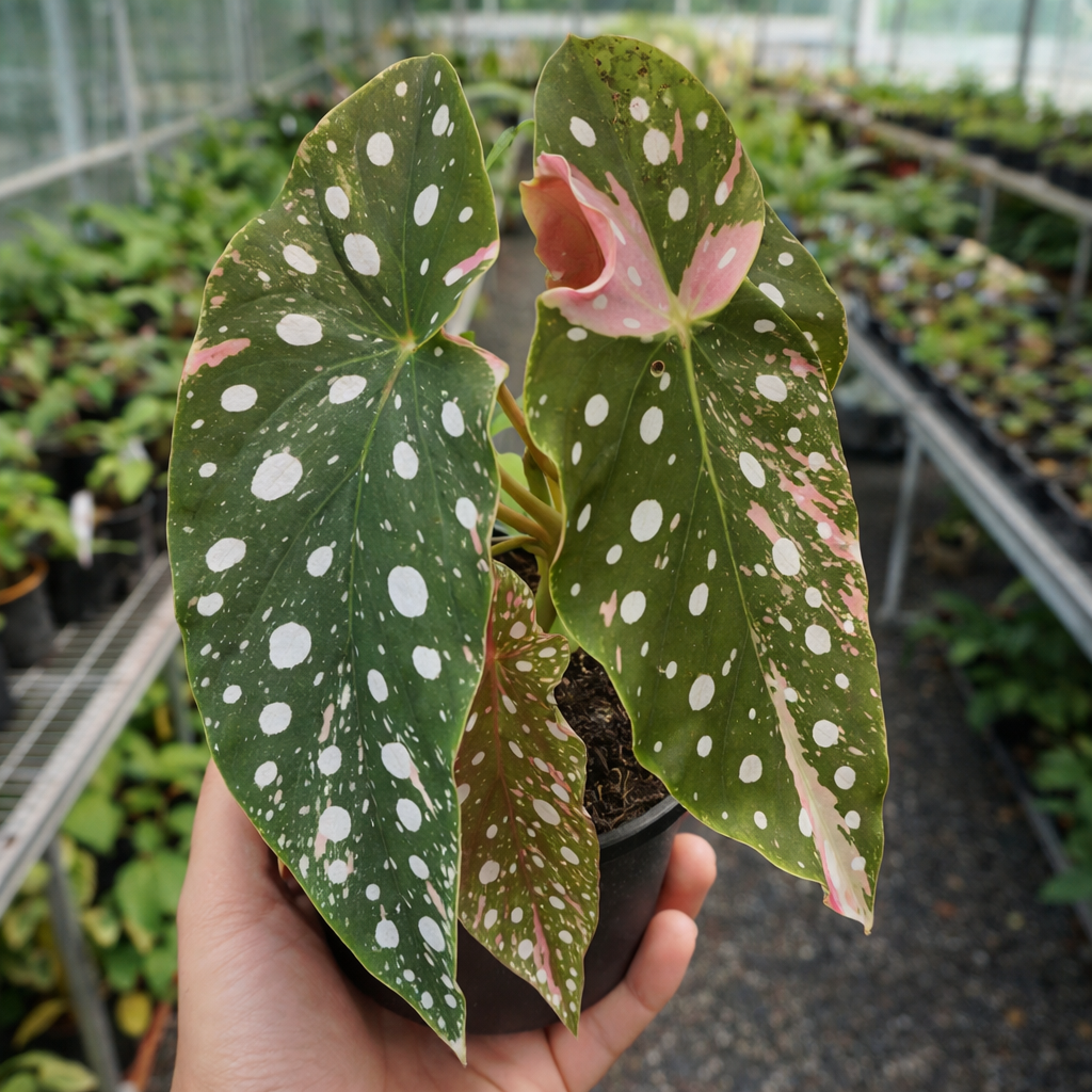 その他観葉植物 Begonia maculata variegata Begonia Maculata Variegated – AroidHouse