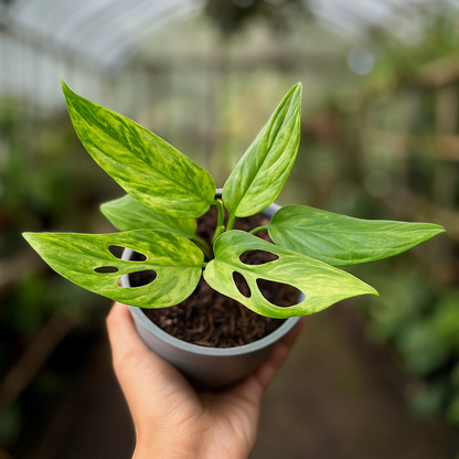 Monstera Adansonii Mint Variegata
