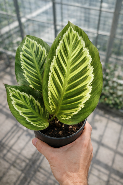 Calathea Flamestar Green Stem - AroidHouse
